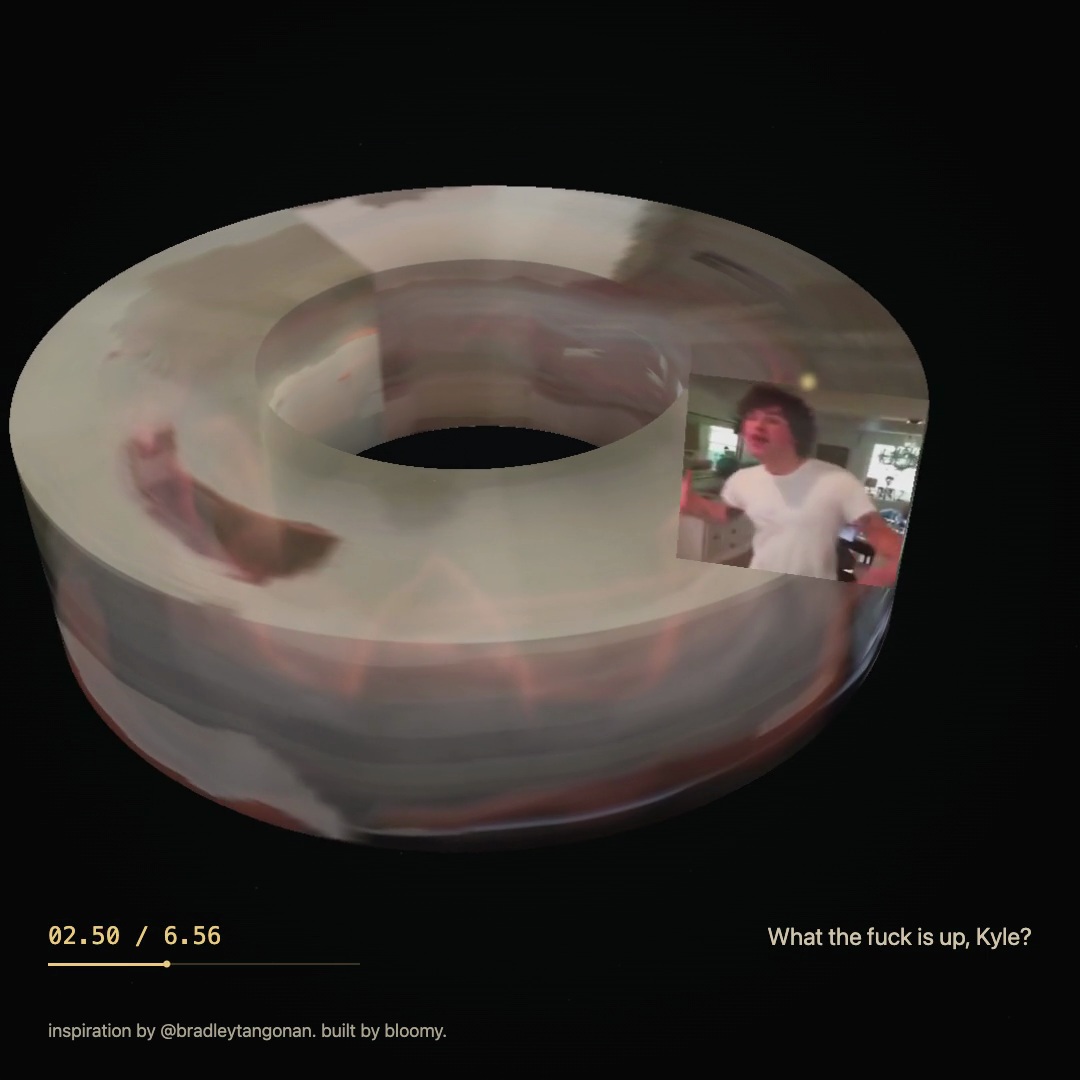 What the fuck is up, Kyle? preserved as a ring of time
